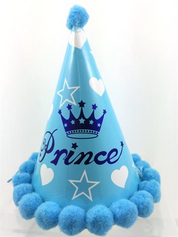 Fødselsdagen - Happy Birthday Hat. light blue